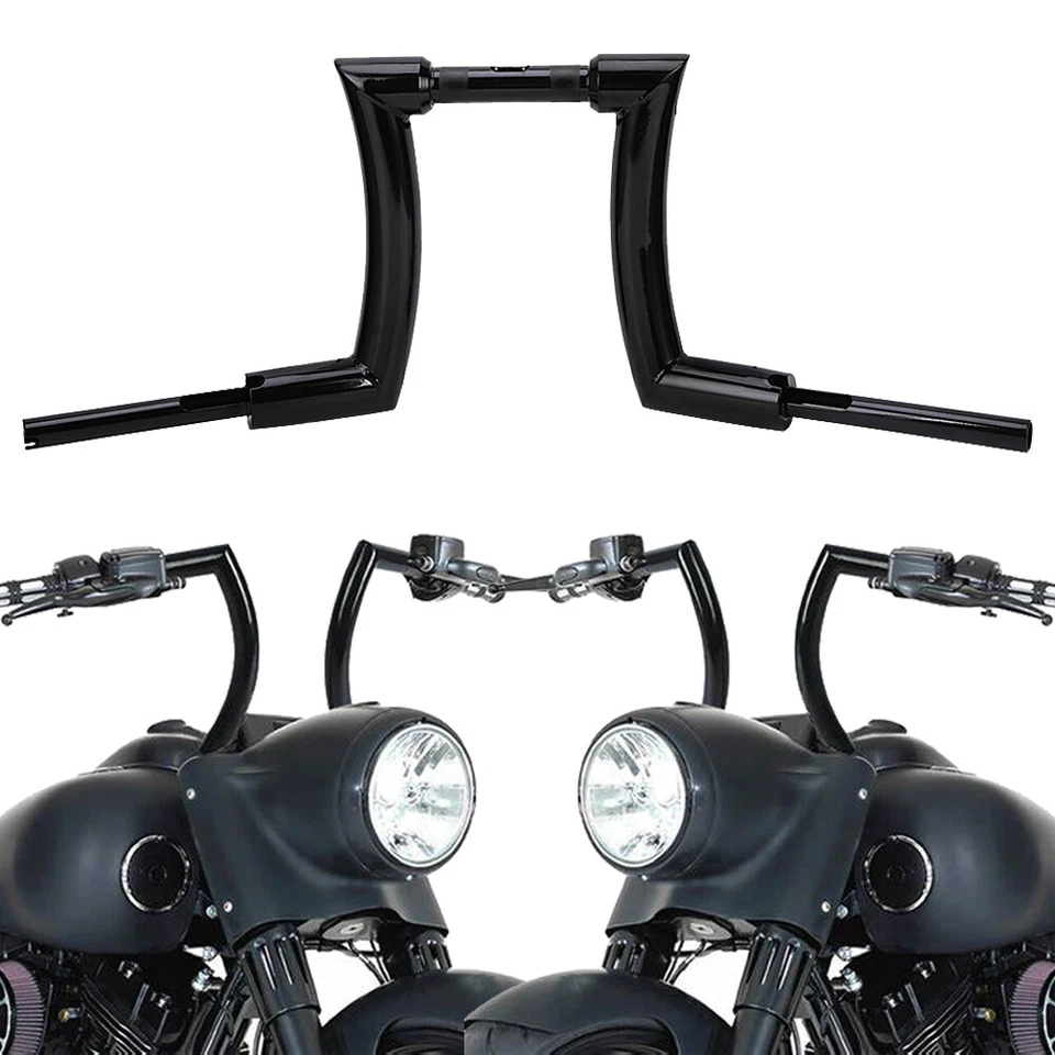 Manillar de barra de suspensión de 12" de elevación de 2"" para Harley Breakout Road King Softail FLS nuevo Foto 2 de 4
