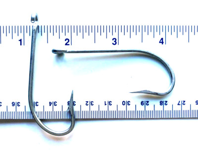 50 VMC 5255 Permasteel Open Eye O'Shaughnessy Ballyhoo Fish Hooks size 7/0