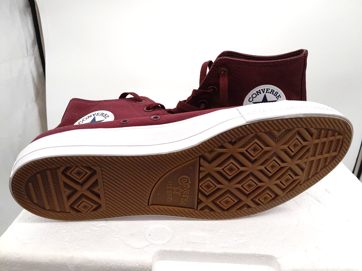 CONVERSE Chuck Taylor All STAR Lunarlon Canvas Burgundy Size 11.5