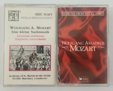 Wolfgang Amadeus Mozart Cassette Tape Bundle SEE DESCRIPTION FOR TITLES