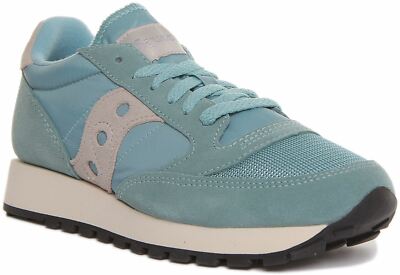 Saucony Jazz Original Damen-Schnürsneaker Mesh hellblau Größe UK 3   8