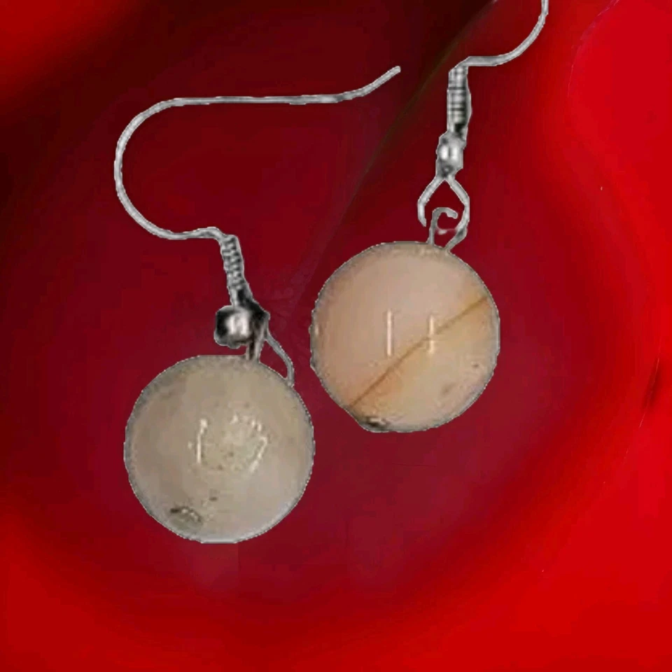 Brincos rosa calcita rosa natural  - Imagem 3 de 4