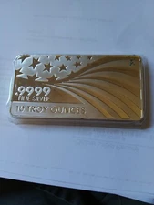 10 oz. .9999 Fine Silver Bar - Dual Branded, APMEX/RMC
