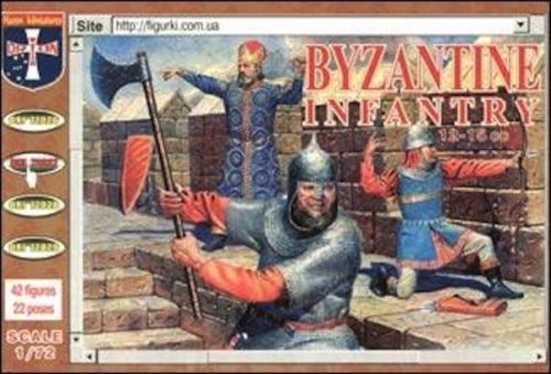 12th - 15th Century Byzantine Infantry model kit scale 1/72 Orion 72027 - Afbeelding 1 van 12