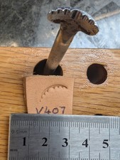 CRAFT JAPAN #V-407 VEINER LEATHER TOOLING STAMP