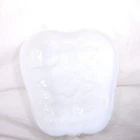Vintage Hazel Atlas Textured Milk Glass Apple Blossom Motif Dish