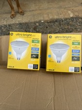 Lot Of 2 GE Ultra Bright LED 150w EQ Par38 Warm White Dimmable Flood Light Bulb