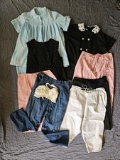 Maternity Clothing Lot Of 10 VTG 50-60s Flaws homemade  Ready To Wear Sz 12-14