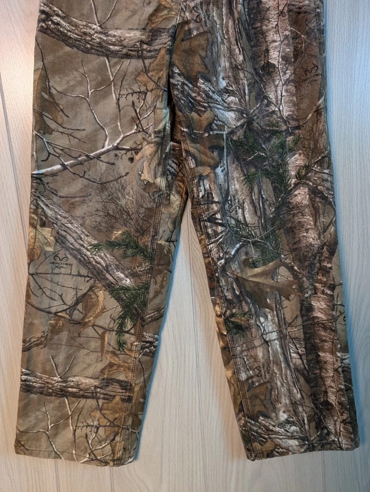 Carhartt Camouflage Pants Boys Size 14 Straight Leg Realtree Hunting Camo - Image 3 of 4