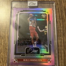 Bub Carrington  /25  (RC) SEALED ROOKIE SAP 2024-25 Panini One and One - 