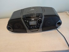 JVC CD/Cassette Tape AM/FM Portable System RC-QN1 TESTED WORKING 