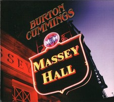 BURTON CUMMINGS - Massey Hall CD (2012, Canada Import) LIVE Guess Who
