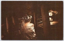 Old New-Gate Prison Dungeons Cheshire CT Underground Well Shaft Postcard
