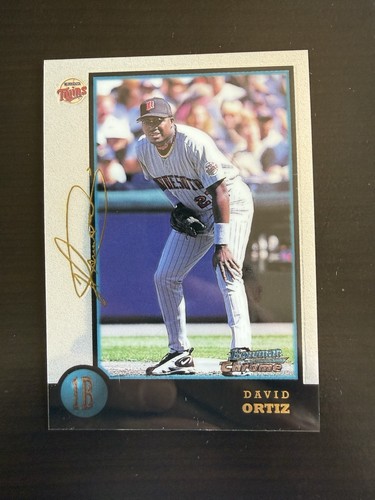 David Ortiz #71 1998 Bowman Chrome Golden Anniversary card