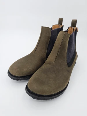 El Naturalista Chelsea Boots Olive Suede Leather Comfort Women's Size 39 US 8.5 - Image 1 of 4