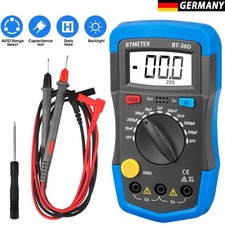 Digitales Multimeter Kapazitätsmessgerät Kondensator Tester 200pF-20mF Tasche BT