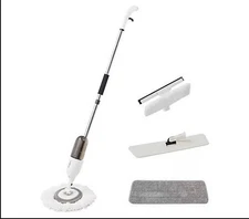 True & Tidy SPRAY-360 Clean Everywhere Spray Mop Kit