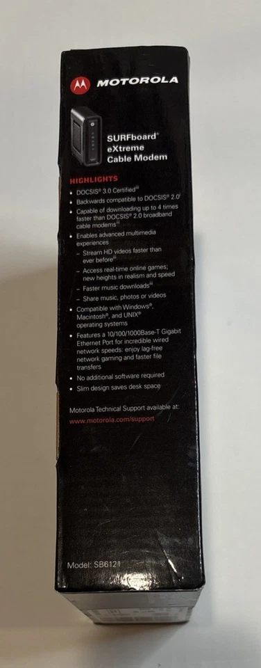 Motorola Surfboard SB6121 Extreme Cable Modem Docsis 3.0 - Image 3 of 4