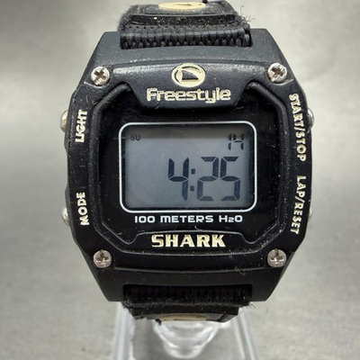 #ad Freestyle Shark Mini Watch Women 31mm Black Alarm Chrono Daydate Digital NewBat $35.99