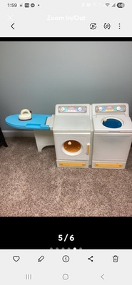 #ad VINTAGE LITTLE TIKES WASHER DRYER COMBO LOCAL PICK UP ONLY $175.00