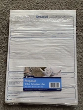 Adams 3-Part Carbonless Contractor Proposal Forms 8.5" x 11.44" 39 Sets Open Box