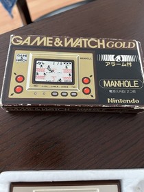 Manhole Game & Watch Gold MH-06 1981 Nintendo - Tested Working - Great Condition