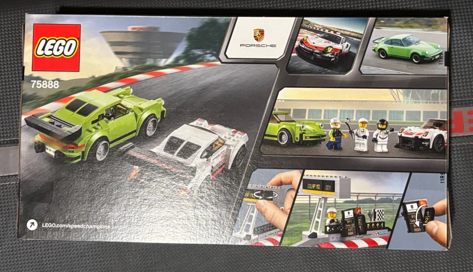 2018 LEGO SPEED CHAMPIONS 75888 PORSCHE 911 RSR & TURBO 3.0 RETIRED NEW SEALED - Image 2 of 4