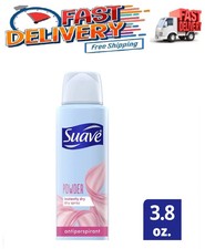 Suave Dry Spray Instantly Dry Powder Antiperspirant Deodorant 3.8 Oz