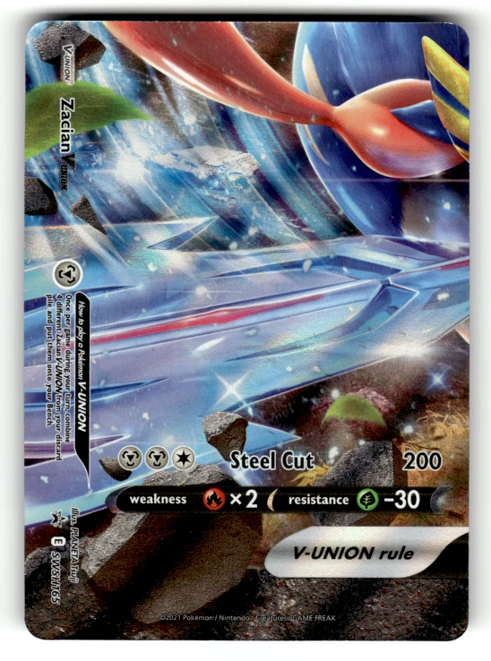 Zacian V-Union Pokémon TCG Cards for sale | eBay