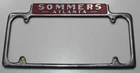 VTG Sommers Chrysler-Plymouth Atlanta GA Metal License Plate Frame Tag Cover Oil
