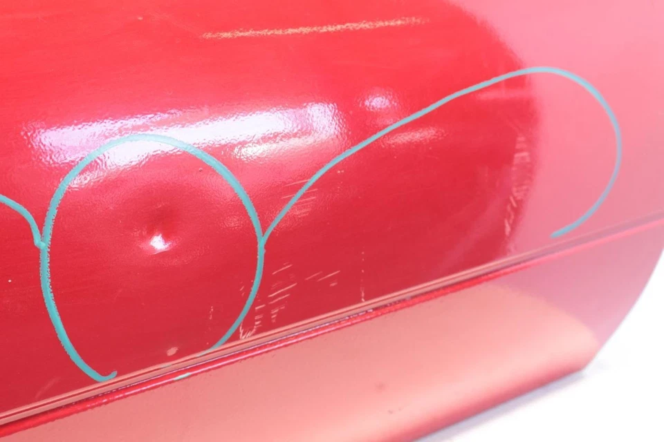 90-97 马自达 MX-5 Miata NA 红色乘客右前手动门壳 — 第 2/4 张图片