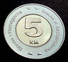 Bosnia and Herzegovina 5 convertible marks 2022 KM-120 UNC