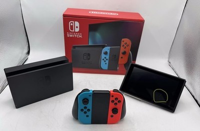 Nintendo Switch HAC-001 (-01) Console Neon Red & Blue Open Box