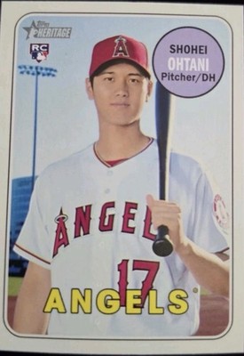 Topps 2018 Heritage High Number Shohei Ohtani Rookie #600 Los Angeles Angels