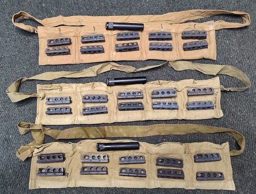 Original 303 British Ammo Repack Kit: Bandolier, 10 Chargers/Clips, Oil Bottle