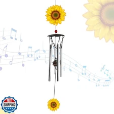 Wind Chimes for Outside Sunflower Wind Chimes Outdoor Home Patio Garden Decor