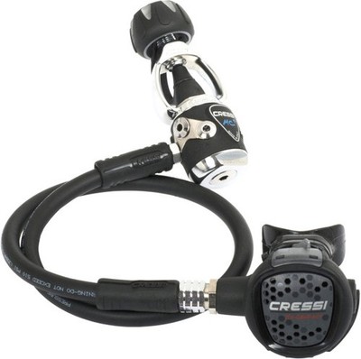 Cressi MC9 Compact Regulator Package w/ Compact Octo, Mini SPG PSI Pressure