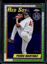 2025 Topps Pedro Martinez Silver Pack 1990 Chrome Purple Refractor #/75
