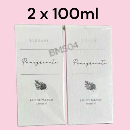 2 x Elegant Pomegranate Eau De Parfum 100ml - Neu & VERSIEGELT VERPACKT PORTOFREI - Bild 1 von 2