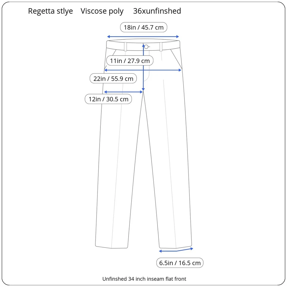 New Double Breasted Suit 42r Regetta Style 36xunfinshed Inseam Peak Lapel - Image 3 of 4