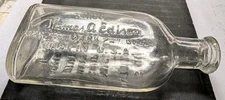 Thomas A. Edison special battery oil bottle Bloomfield, N.J. cork top