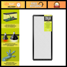 Durable Metal Mesh Screen Cover for Reptile Terrariums - 24x12 Inches, Fresh Air