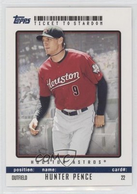 2009 Topps Ticket To Stardom Blue 70/99 Hunter Pence #22 0v7h