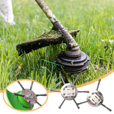 2 PCS Steel Wire Wheel Grass Trimmer Head Removal Rust&Moss Universal Weed Brush