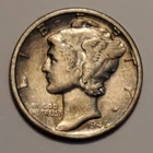 #5 Nicer Low Mintage 1945 D Mercury Dime