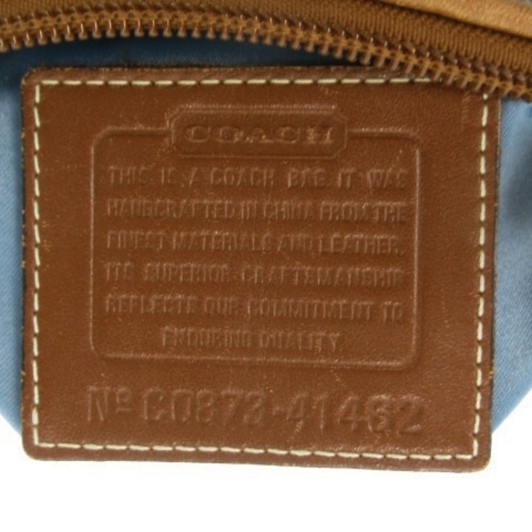 COACH Shoulder Bag Patchwork Canvas Signature All… - image 9