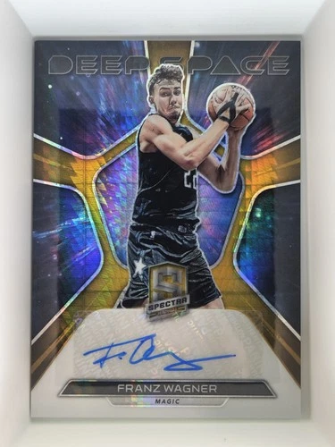 2022-23 Panini Spectra Franz Wagner Deep Space Asia Gold Auto 1/3