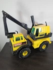 TONKA Mighty Diesel Excavator Backhoe Steel Truck Load 1210 3931-a XMB-975