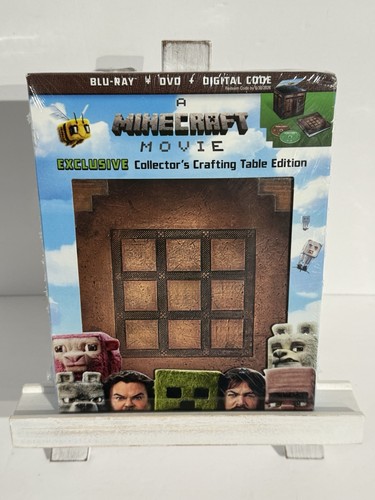 A Minecraft Movie (Blu-ray + DVD + Digital) Collector’s Crafting Table Edition