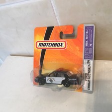 MATCHBOX  FORD CROWN VICTORIA POLICE -Highway Patrol-#26  MBX Metal Short Card